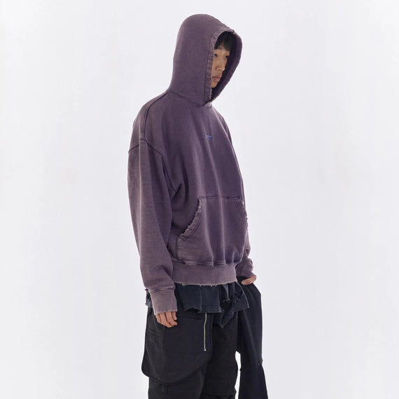 Men's Y2k Streetwear Hoodie with Front Pocket and Letter Embroidery