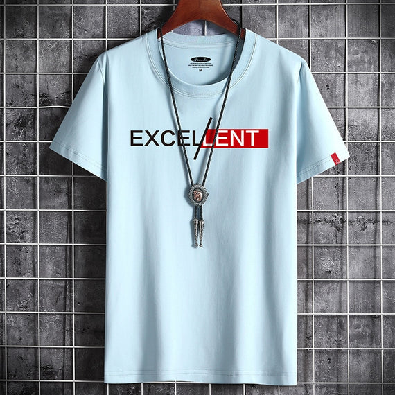 T Shirt for Men Clothing  Newest Fitness White Anime O Neck Man T-shirt For Male Oversized S-6XL New Men T-shirts Goth Punk