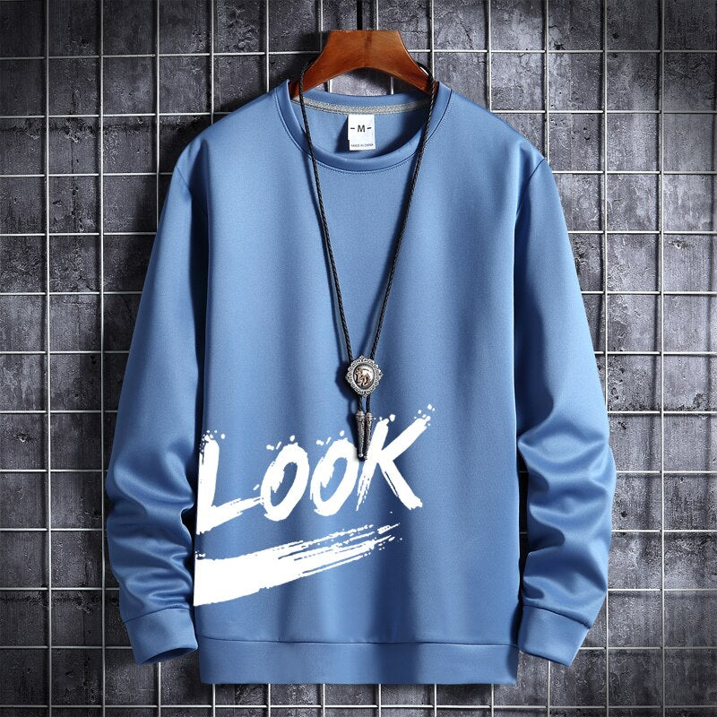 Anime Sweatshirts Hip Hop Maneskin Men Clothes Manga Crewneck Pullover Hoodie Gothic Oversized Tracksuit Streetwear Sweater