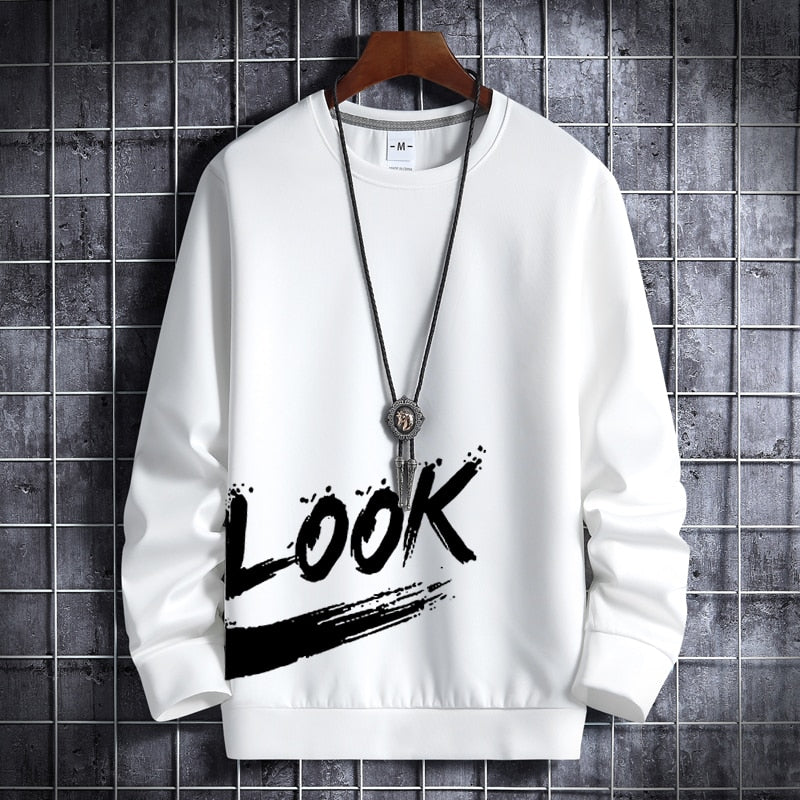 Anime Sweatshirts Hip Hop Maneskin Men Clothes Manga Crewneck Pullover Hoodie Gothic Oversized Tracksuit Streetwear Sweater