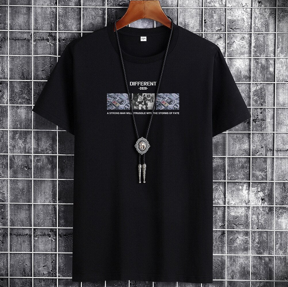 Summer T Shirt for Men Streetwear Anime T-shirt Harajuku Alternative Gothic Clothes Punk Graphic Hip Hop Oversized T Shirt