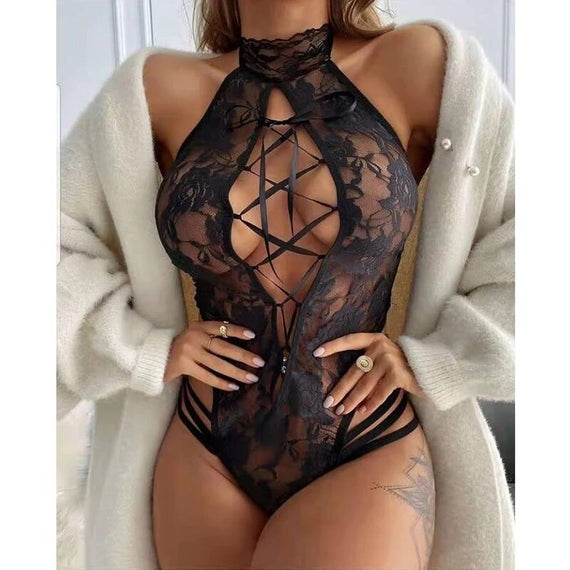 Women Erotic Sexy Costumes Lingerie for Sex Woman Porno Lingerie Erotic Underwear Babydoll Lace Dress Mujer Sexi Exotic Apparel