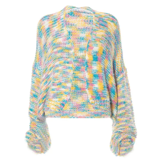 Cozy Rainbow Knit Cardigans for Women | Fall/Winter Sweaters by Cutecore