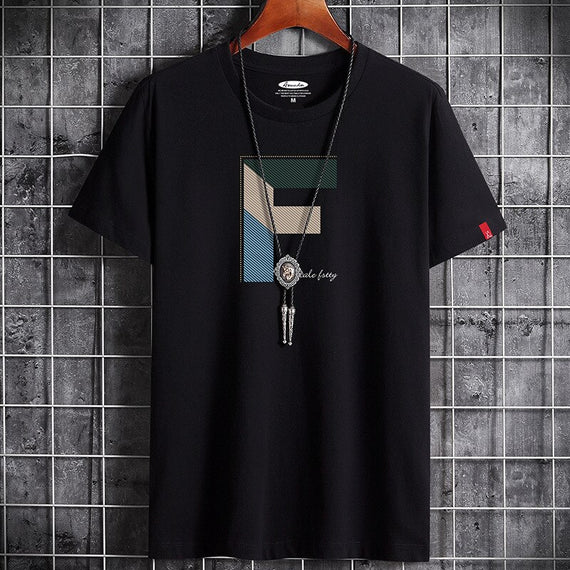 Newest T Shirt for Men Clothing Fitness White O Neck Anime Man T-shirt For Male Oversized S-6XL New Men T-shirts Goth Punk