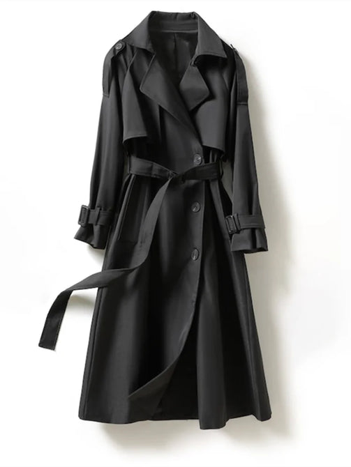 Stay Stylish and Warm with Our Women's Trench Coat for Autumn and Winter