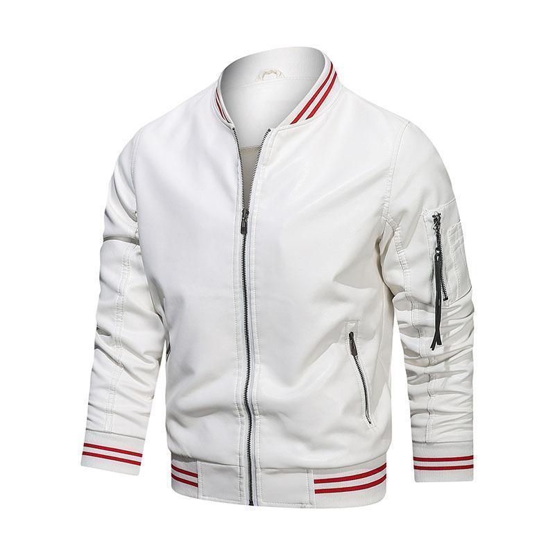 Jackets for Men Clothing  PU Lether Jacket Coat Tracksuits Bomber Coats Chaquetas Jaquetas Baseball Chaquetas Windbreakers