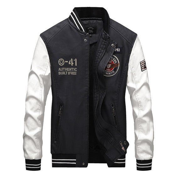 New Jackets for Men Clothing Jaquetas Pilot PU Leather Jacket Chaquetas Coat Tracksuits Bomber Coats Baseball New Chaquetas